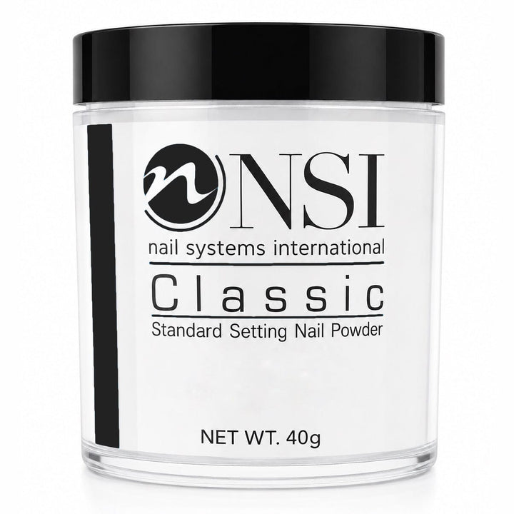 NSI Classic Standard Setting Acrylic Nail Powder 40g jar