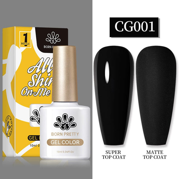 Gel Polish Colours BORN PRETTYCG001 (Black)