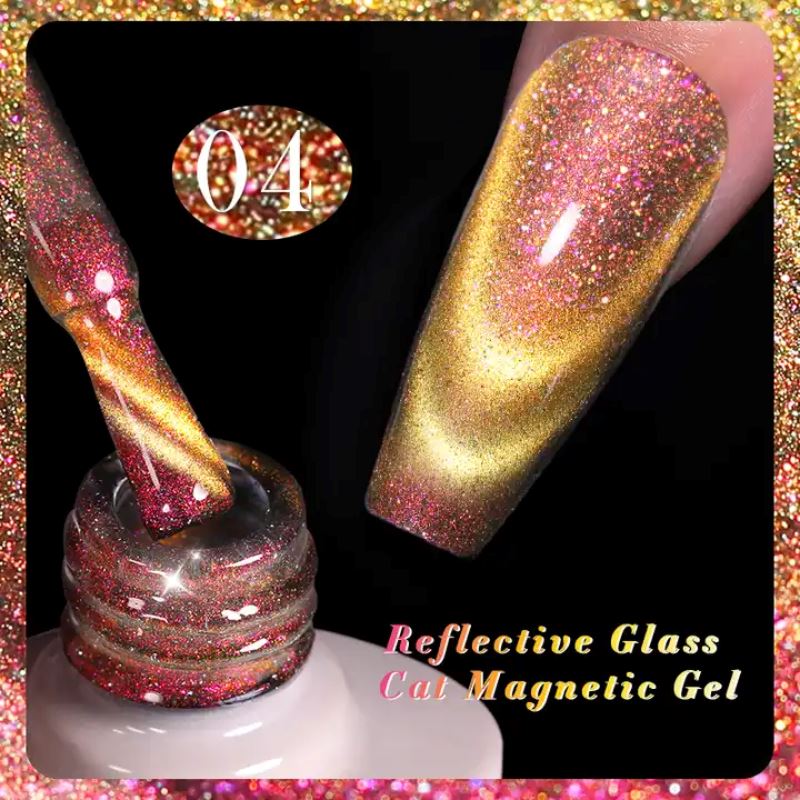 Reflective Glass Cat Magnetic Gel Polish BORN PRETTYRG04