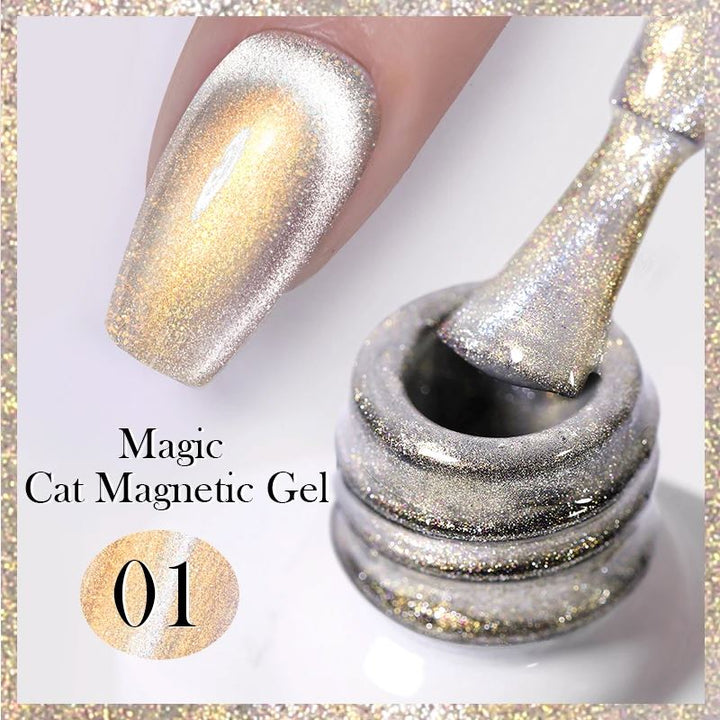 Transparent Aurora Cat Eye Magnetic Gel Born Pretty01