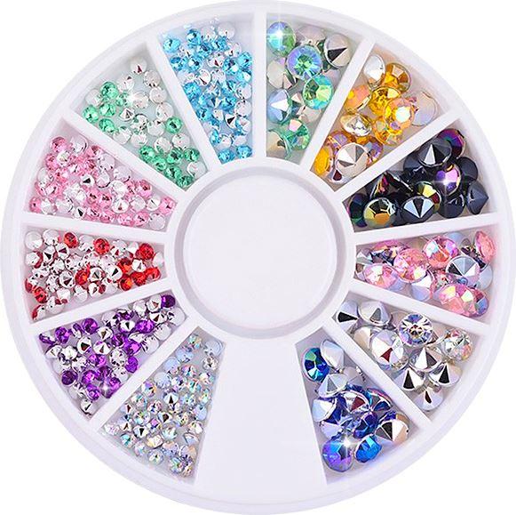 3D Gems Crystal Nail Art Decoration Rhinestones Wheel SP0001-56 - NSI Australia