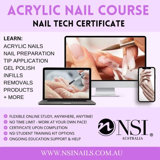 Acrylic Nail Course & Tech Certificate Online - NSI Australia