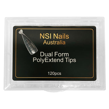 Dual Form PolyExtend Tips 120pcs - NSI Australia