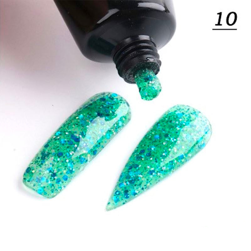 Glitter Diamond PolyGel - Gel In A Tube - NSI Australia