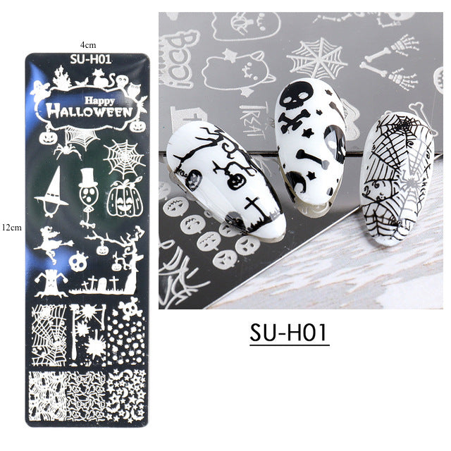 Halloween Nail Art Stamping Plates - NSI Australia