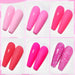 Hot Pink - Gel Polish 6 Colour Set - NSI Australia