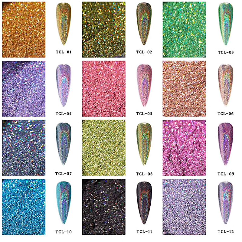 Laser Holographic Chrome Pigments Shimmer - NSI Australia