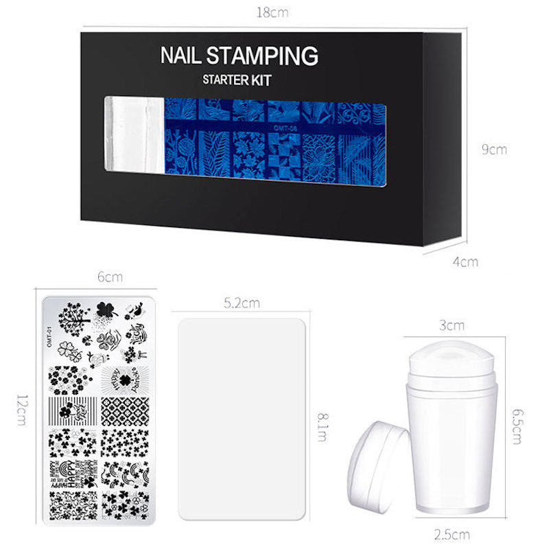Nail Stamping Kit + 1 FREE Random Plate - NSI Australia