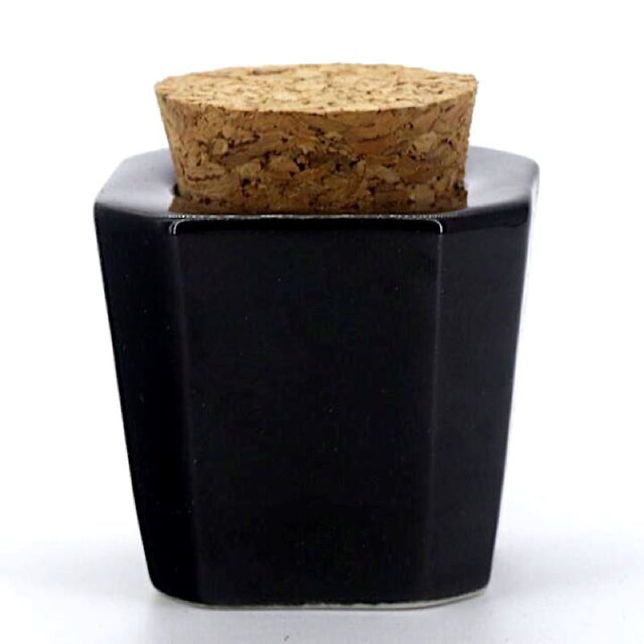 Porcelain Dappen Dish with Cork Lid (V-Shape) - NSI Australia