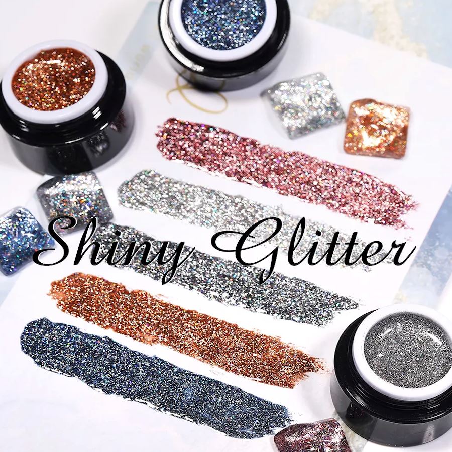 Shiny Glitter Gels BORN PRETTY - NSI Australia