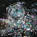 Silver Holographic Glitters 8pcs Pack - NSI Australia