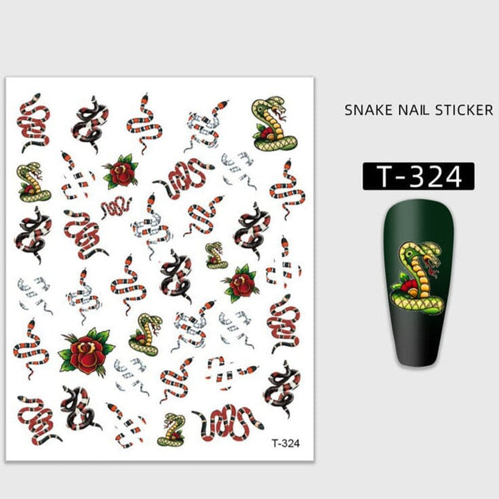 Snakes Nail Art Stickers - NSI Australia