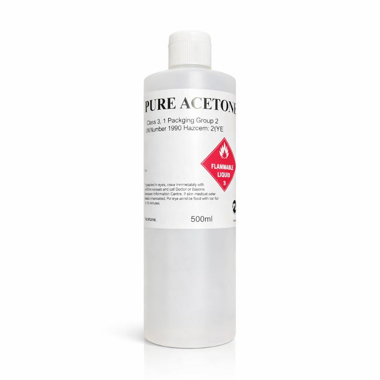 100% pure acetone 500ml bottle for nail polish removal and acrylic soak-off
