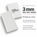Nail Success Australia 3 mm nail ball maker, white two piece sliding tool with ten matching grooves for 3D nail art balls