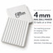 White Nail Success Australia 4 mm nail art ball maker, showing ten grooves, rounded ends and a two-piece sliding design.
