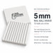 Nail Success Australia 5 mm nail ball maker, white two piece sliding tool with ten matching grooves for 3D nail art balls