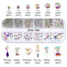 3 d nail art rhinestones mixed shapes nail art NSI Australia zshz 1008