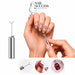Nail Success Australia Y-shaped cat-eye magnet tool creating heart and flame effects in magnetic gel polish