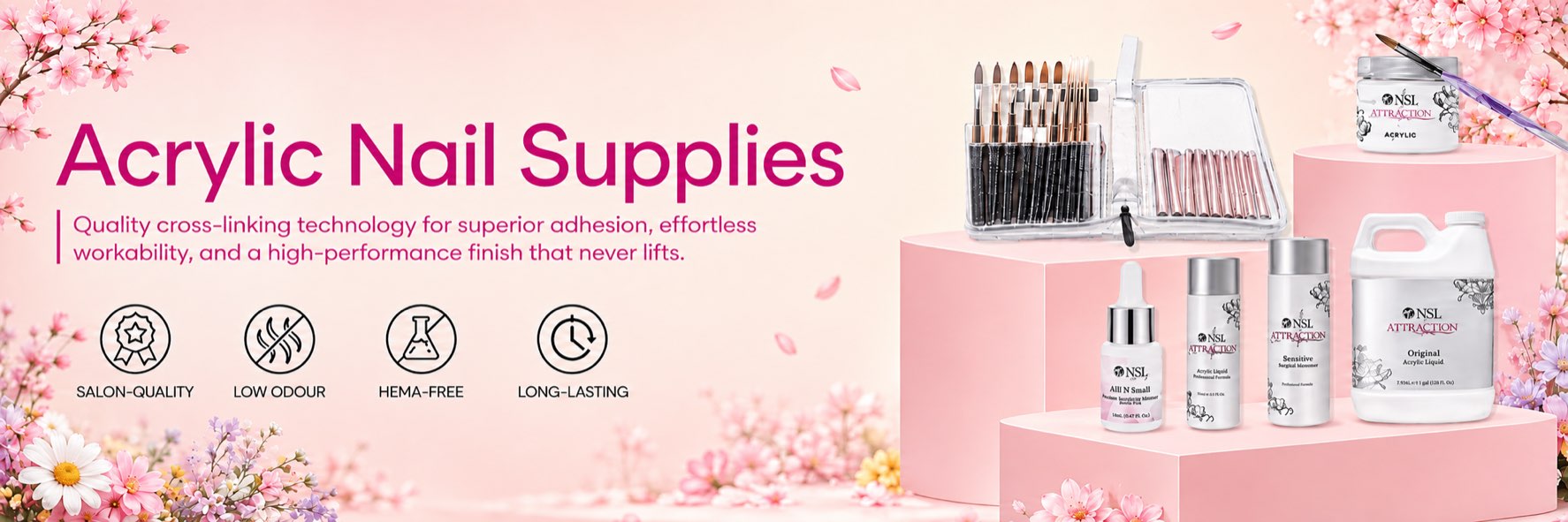 Acrylic Nail Supplies collection banner