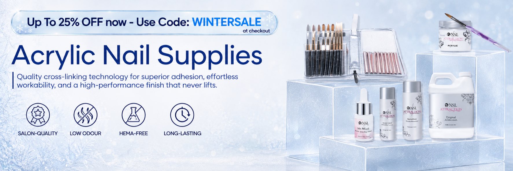Acrylic Nail Supplies collection banner