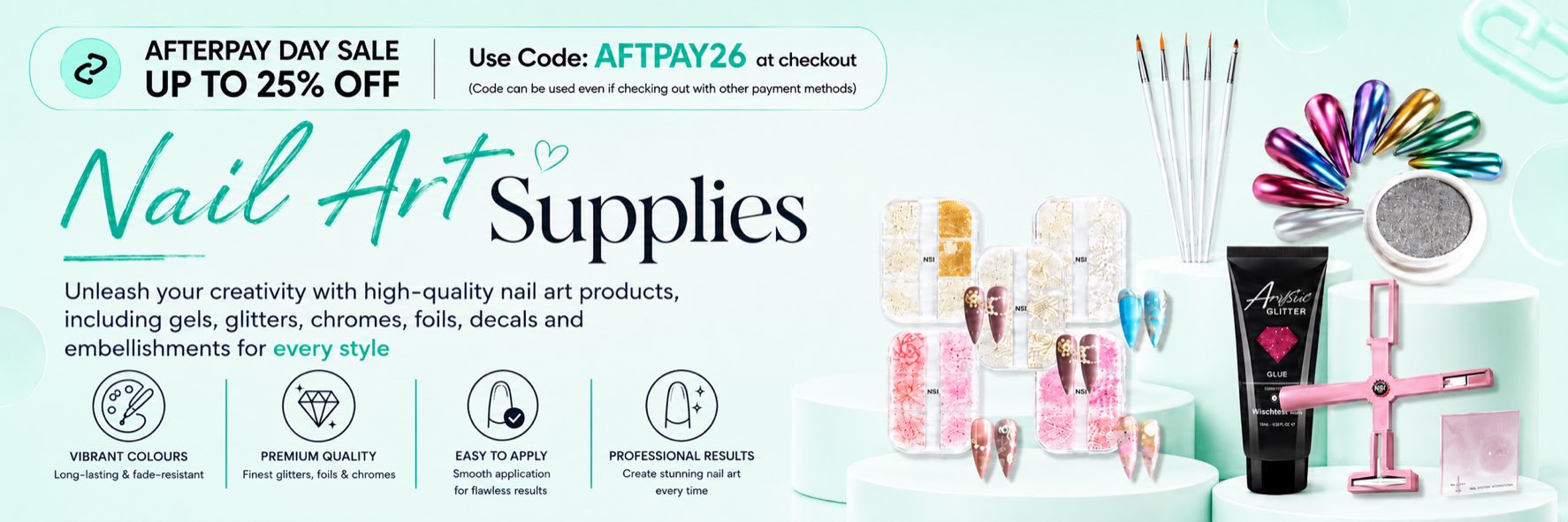 Nail Art Supplies collection banner