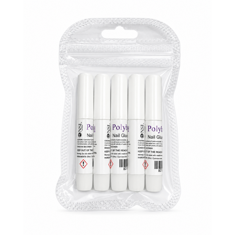 5 Pack Stick of Polybond nail glue
