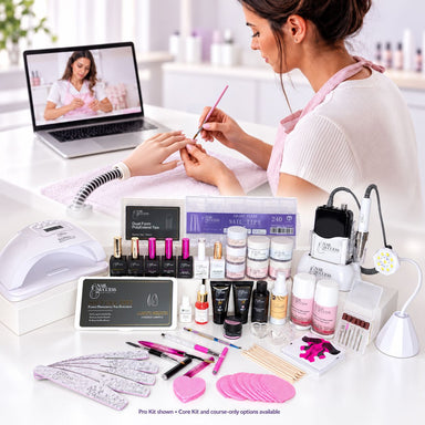 Full Acrylic & Gel nail course with online learning scene and Pro Products Kit