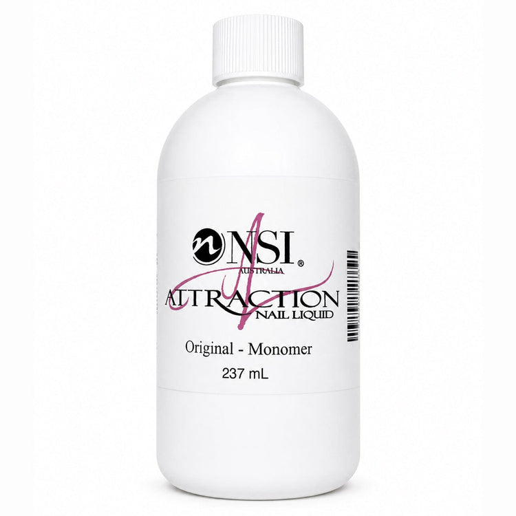 NSI Australia Attraction Nail Liquid Original Monomer 237ml acrylic nail liquid bottle