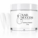 Blizzard white acrylic powder 115g jar for professional nail extensions and smooth salon manicure results
