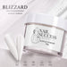 Blizzard white acrylic powder 30g jar for professional nail extensions and smooth salon manicure results