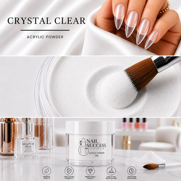 Acrylic Powder Crystal Clear - Nail Success