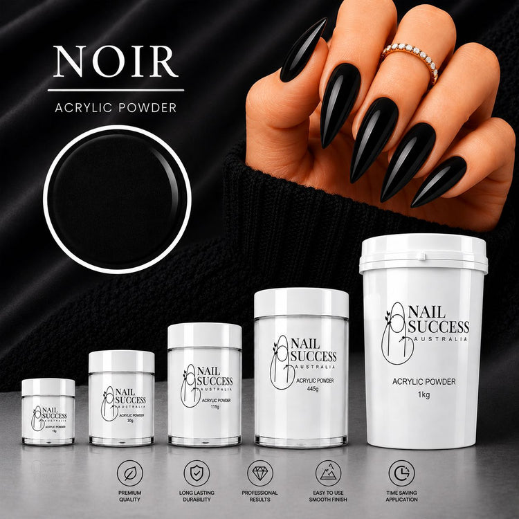 Acrylic Powder Noir - Nail Success