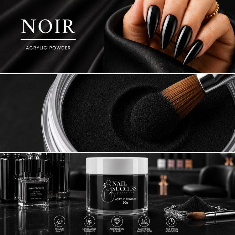 Acrylic Powder Noir - Nail Success