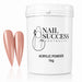 Nail Success Australia Sahara Acrylic Powder 1kg tub with warm nude beige nail swatches