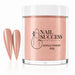Nail Success Australia Sahara Acrylic Powder 445g jar with warm nude beige nail swatches