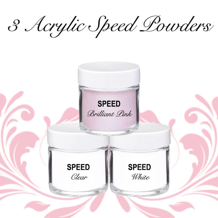 Acrylic Powders 10g Jar Packs - NSI Australia