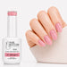 Afterglow Rubber Base Gel - natural nail result on hand