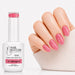 Afterglow Rubber Base Gel - natural nail result on hand