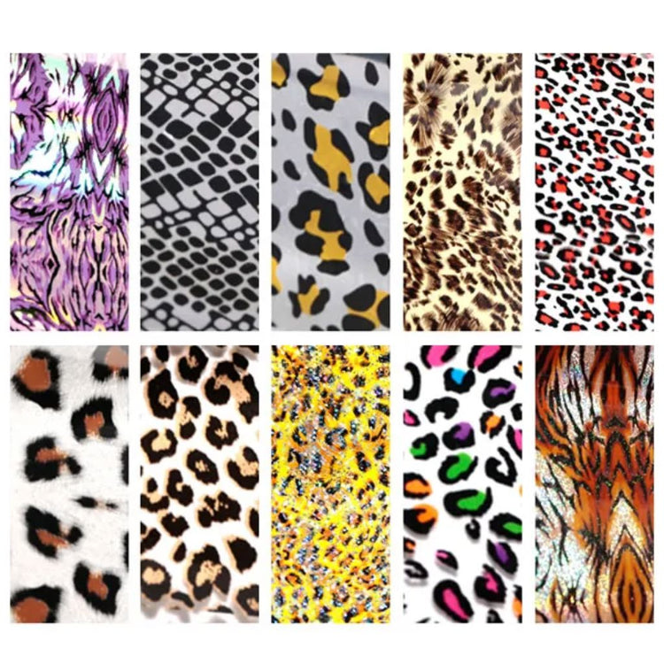 Animal Nail Transfer Foil 10 Rolls Box
