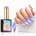 Aqua Viper HEMA- and TPO-free purple Diamond Cat Eye Gel Polish with matching magnetic manicure and nail swatch – Nail Success Australia