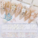 Aurora and White Bowknots Flowers Butterflies Bear 3D Decoration Charms