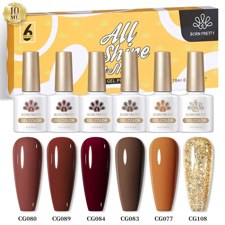 Autumn And Winter - Gel Polish 6 Colour Set