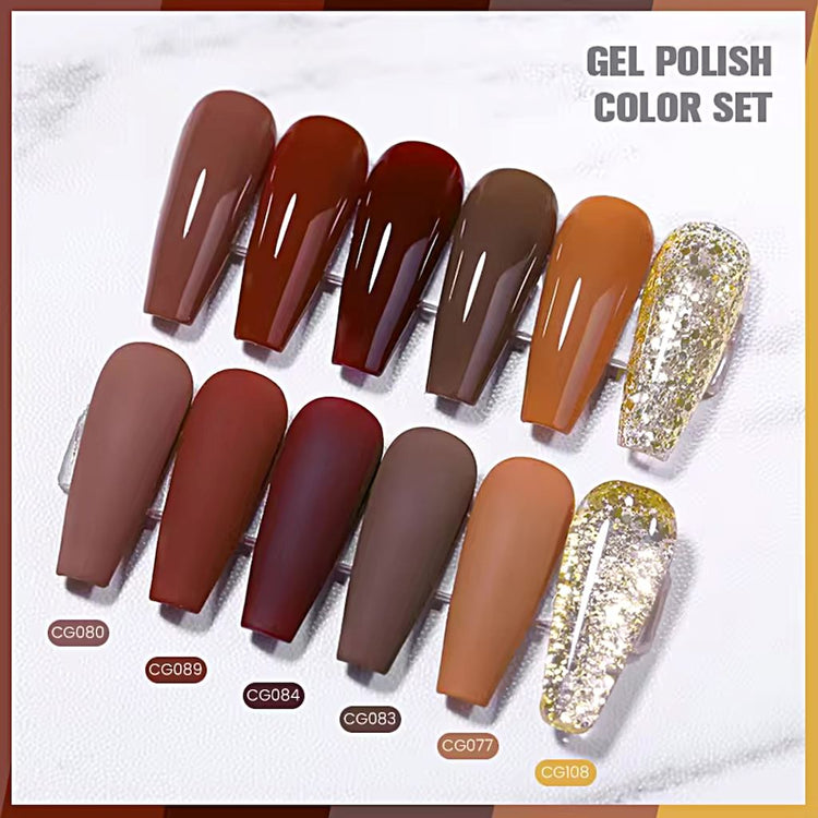 Autumn And Winter - Gel Polish 6 Colour Set