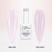 Bare Veil Rubber Base Gel - one coat vs two coats comparison