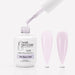Bare Veil Rubber Base Gel - open bottle with brush and swatches