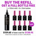 Nail Success Australia HEMA-free Base Coat Gel 120 ml refill for $138.95, equivalent to eight 15 ml bottles valued at $159.60.
