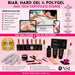 BIAB, hard gel and polygel nail tech certificate course with flexible online training, certificate of completion and full professional gel nail kit included