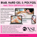 BIAB, hard gel and polygel nail tech certificate course online with lessons in nail preparation, tip and form application, gel polish, infills, removals and nail art
