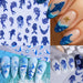 Nail Success Australia blue whale nail art stickers with ocean animal designs and blue sea-themed manicure examples