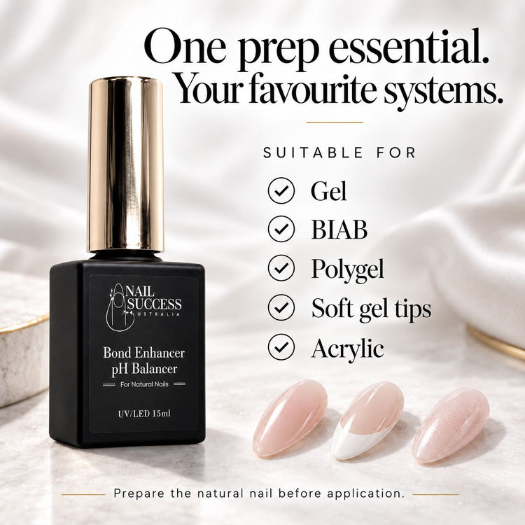 Bond Enhancer pH Balancer suits gel, BIAB, polygel, soft gel tips and acrylic